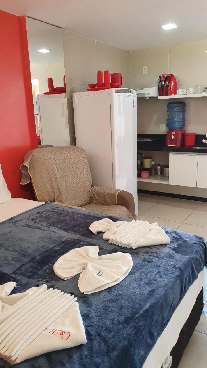 Flat No Hotel Carneiro De Tamandare Praia Dos Carneiros Eksteriør bilde